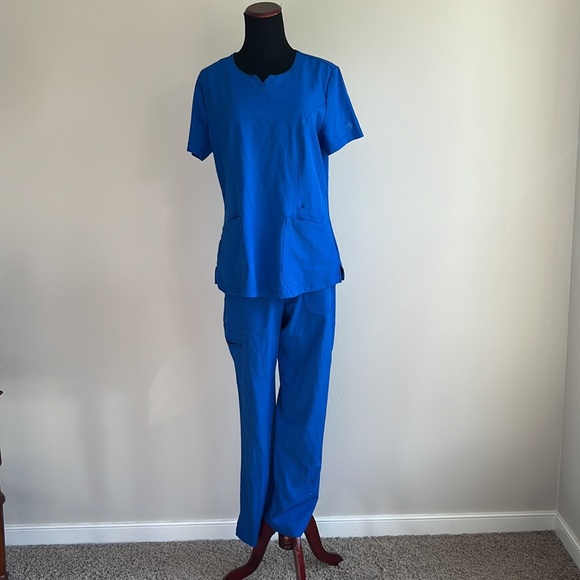 HeartSoul Other Heatsoul Nursing Scrub Set Galaxy Blue Poshmark